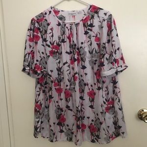 floral blouse